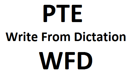 لوگو جلمه های مهم قسمت WFD آزمون PTE