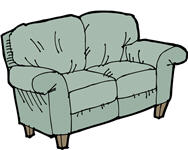 تصویر کلمه sofa